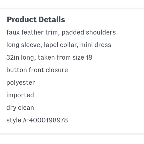 NWT black Feather hem dress size 10 Aidan by Adrianna Papell - Picture 3 of 6